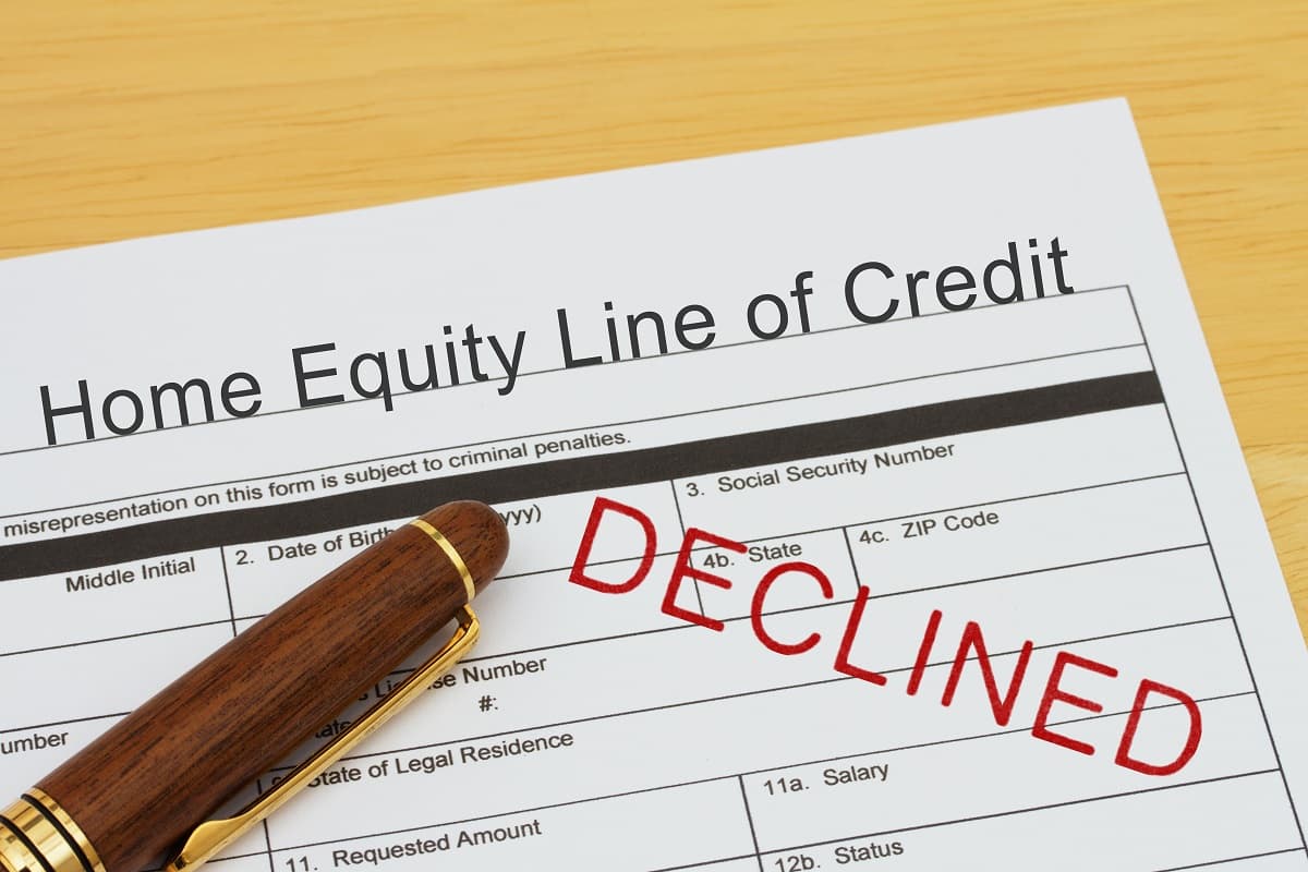 Home Equity Loan Disqualifications